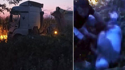 Sulama kanalını aşıp tarlaya girdi! Direksiyonda gelen ölüm!