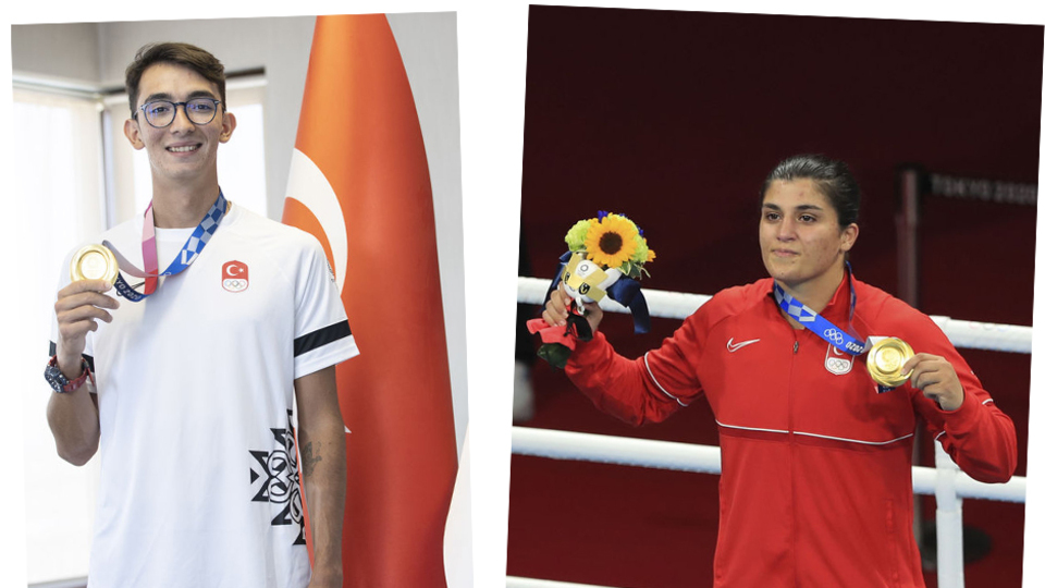 Türk bayrağını Busenaz ve Mete taşıyacak