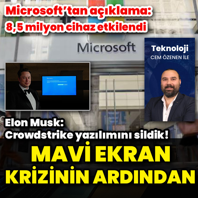 Mavi ekran krizinin ardından...