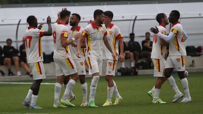 Göztepe hazırlık maçında moral depoladı