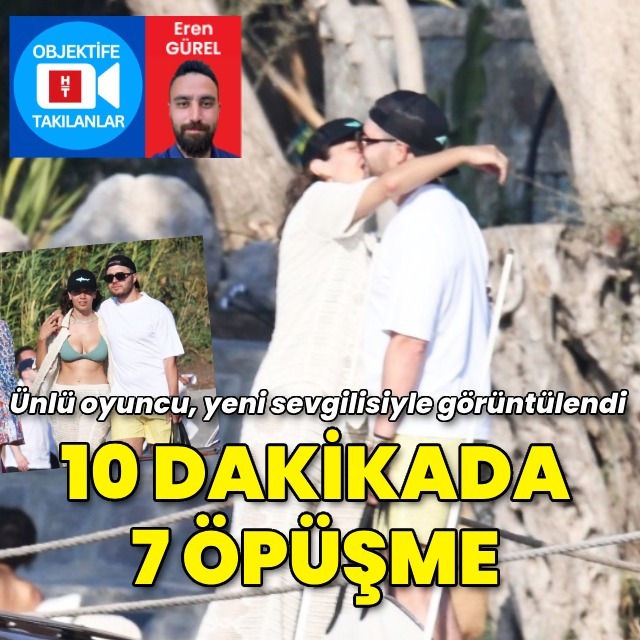 10 dakika içinde 7 öpüşme