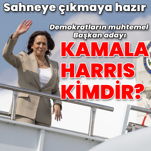 Sahneye çıkmaya hazır: Kamala Harris kim?