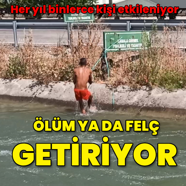 "Suya balıklama atlamak ölüm ya da kalıcı felce yol açabilir" uyarısı!