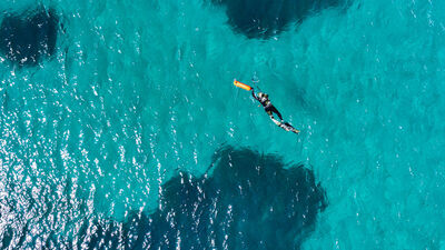 Yüzme fobisini yenip dalgıç oldu
