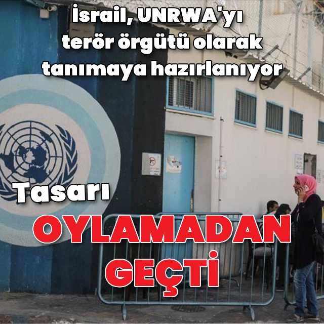 O tasarı İsrail'de ilk oylamadan geçti