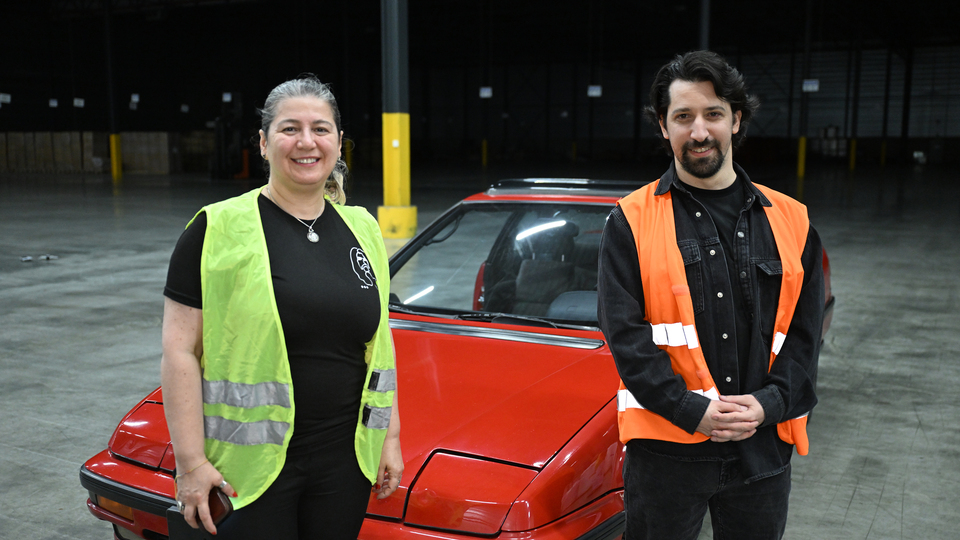 Barış Manço'nun aracı Türkiye yolunda