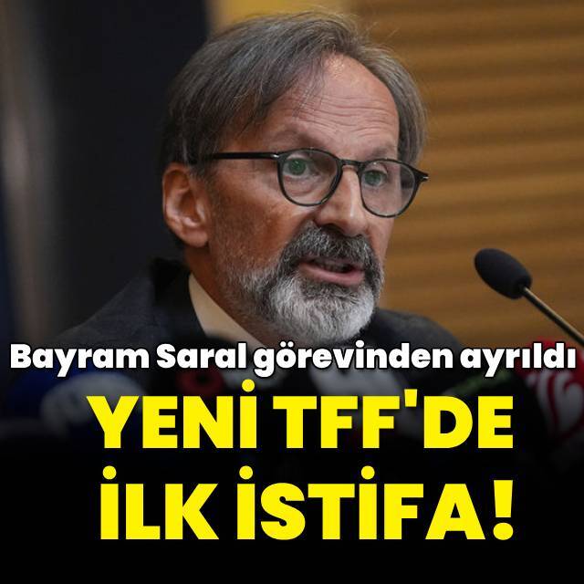 Yeni TFF'de ilk istifa!