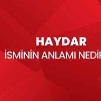 Haydar isminin anlamı nedir?