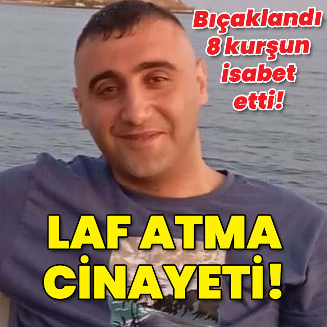 İzmir'de korkunç olay! Laf atma cinayeti!