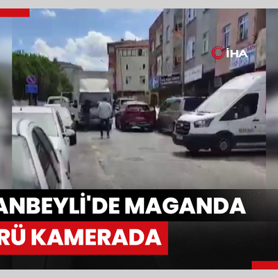 Sultanbeyli'de maganda terörü kamerada: Baba ile engeli oğluna bijon anahtarı ile saldırdı
