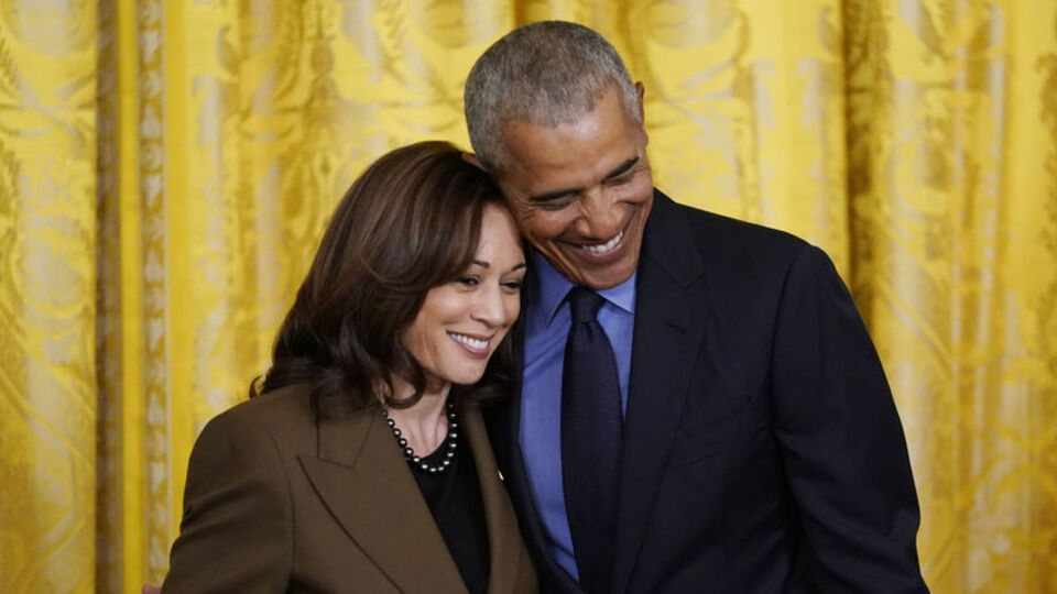 Obama'dan Harris'e destek