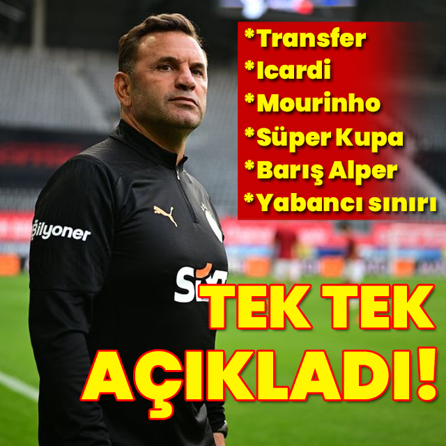 Okan Buruk'tan flaş açıklamalar!