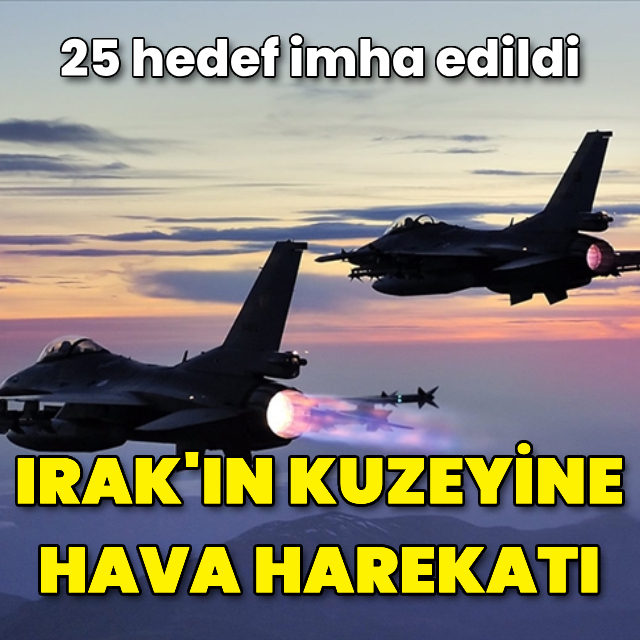 Irak'ın kuzeyine hava harekatı