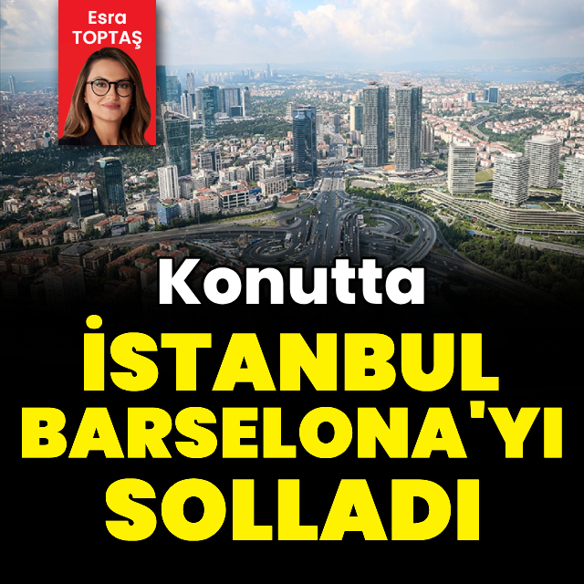 İstanbul konutta Barselona'yı solladı