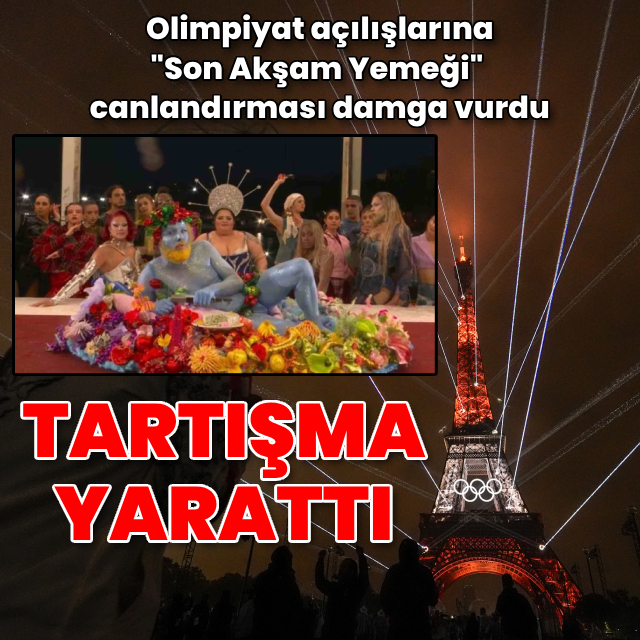 Açılışta 'Son akşam yemeği' tartışması