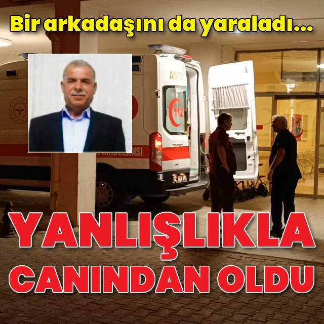 Yanlışlıkla kendini öldürdü