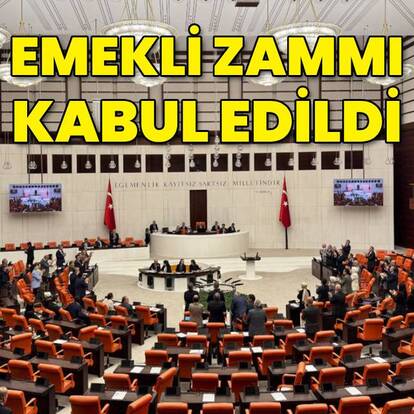 Emekli aylığı düzenlemesi kabul edildi