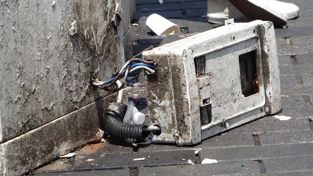 Taksim'de korkutan görüntü