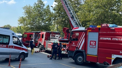 İstanbul'da hastane yangını