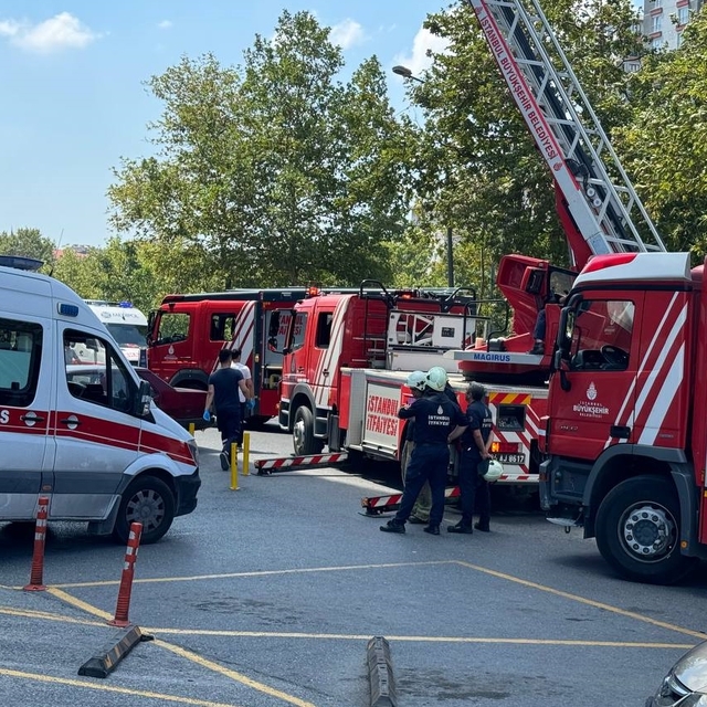 İstanbul'da hastane yangını