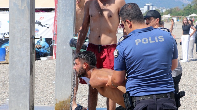 Plajı karıştıran olay: Balta ve neşterle polise direndiler