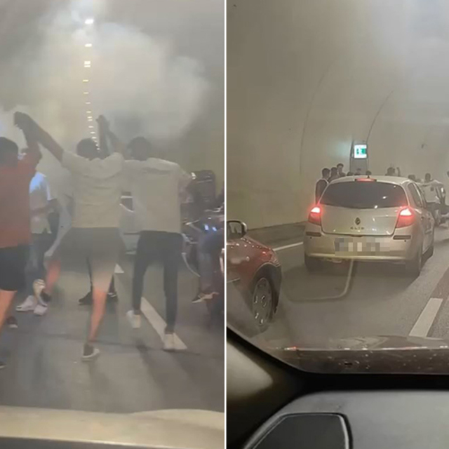 Asker konvoyu için tünel kapatanlar yakalandı