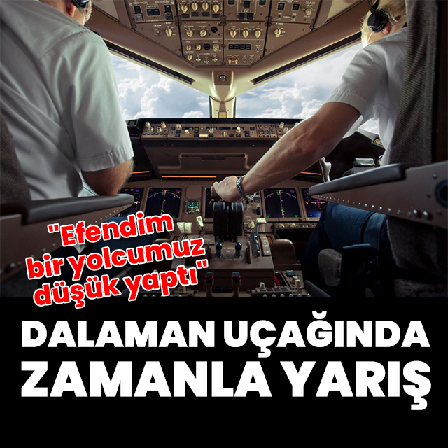 Havada zamanla yarış: Hamile yolcu düşük yaptı, pilot ve kule alarma geçti
