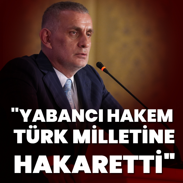 Yabancı hakem açıklaması!