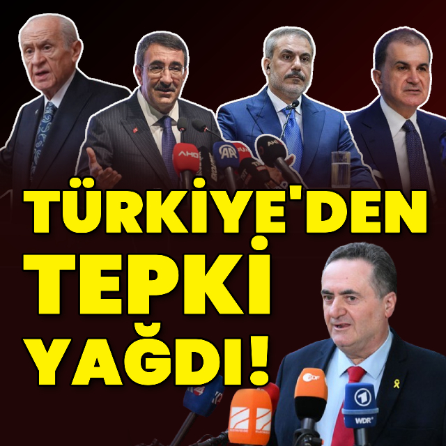 Türkiye'den tepki yağdı!