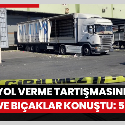 Bayrampaşa'da yol verme tartışmasında silah ve bıçaklar konuştu: 5 yaralı
