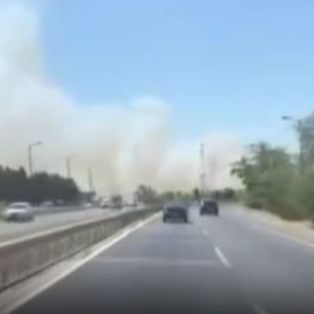 E-5'i ulaşıma kapatan yangın