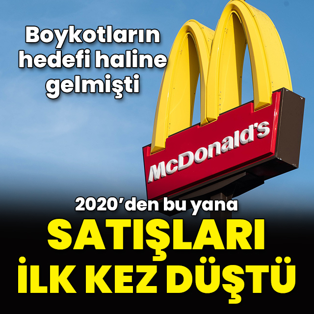 Satışları 2020'den bu yana ilk kez düştü