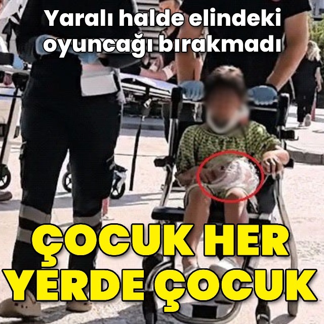 Çocuk her yerde çocuk