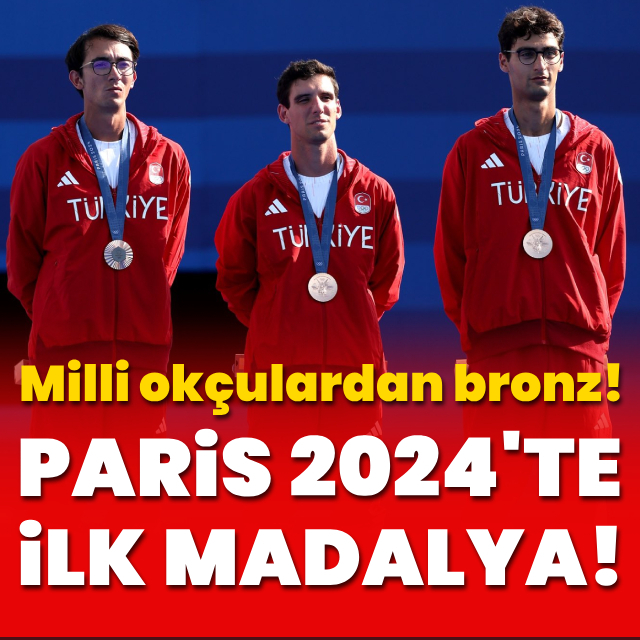 Paris'te ilk madalya geldi!