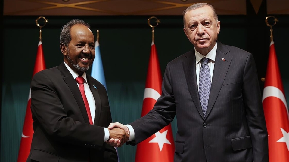 Somali Cumhurbaşkanı'yla görüştü