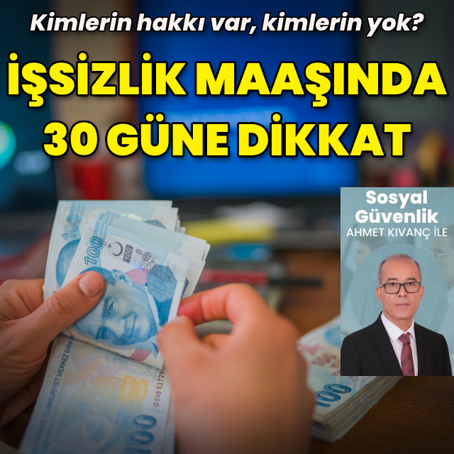 İşsizlik maaşında 30 güne dikkat!