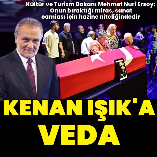 Kenan Işık'a veda töreni