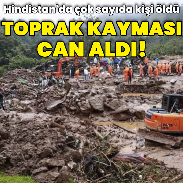 Hindistan'da toprak kayması: Çok sayıda kişi öldü!