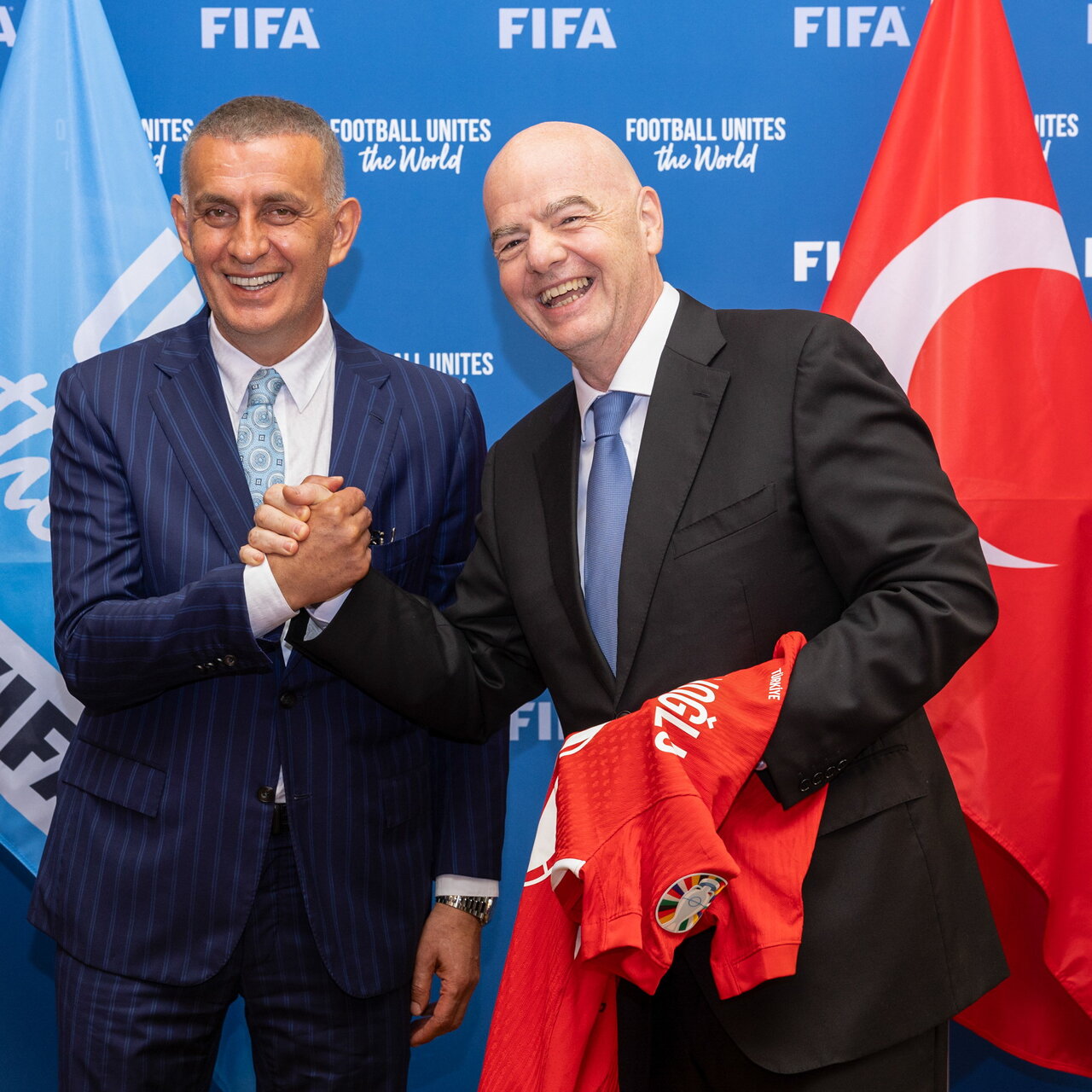 Hacıosmanoğlu, Infantino ile görüştü