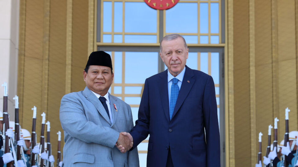 Cumhurbaşkanı Erdoğan Endonezya Cumhurbaşkanı ile bir arada