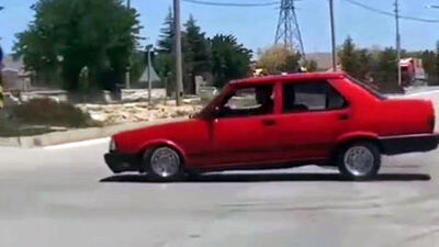 Drift atan sürücüye para cezası