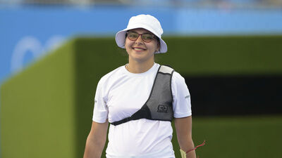 7 aylık hamile okçuya büyük alkış!