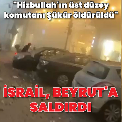 Beyrut'ta patlama sesi