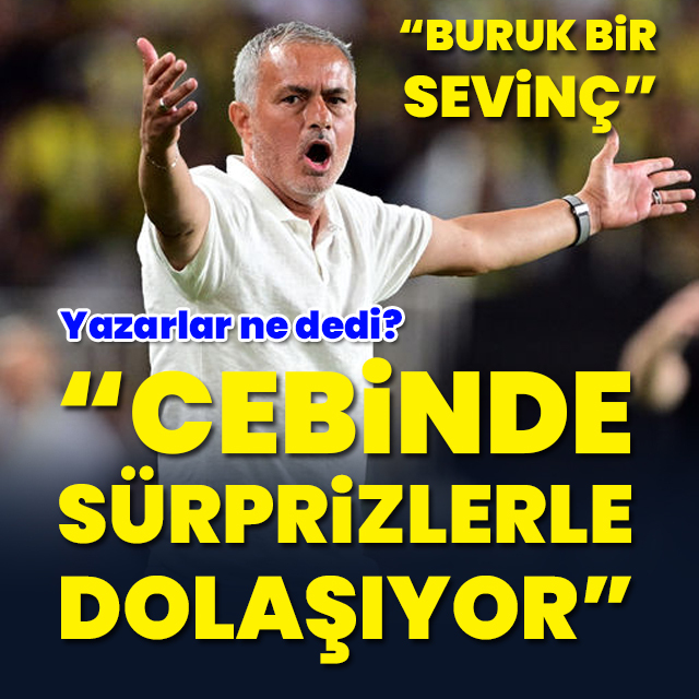 "Cebinde sürprizlerle dolaşıyor"