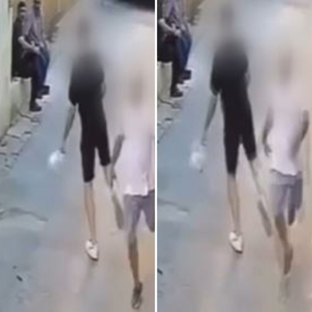 Kaçan şüpheliye vatandaş çelmesi