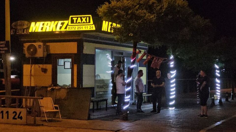 Taksi durağına yapılan bomba ihbarı korkuttu