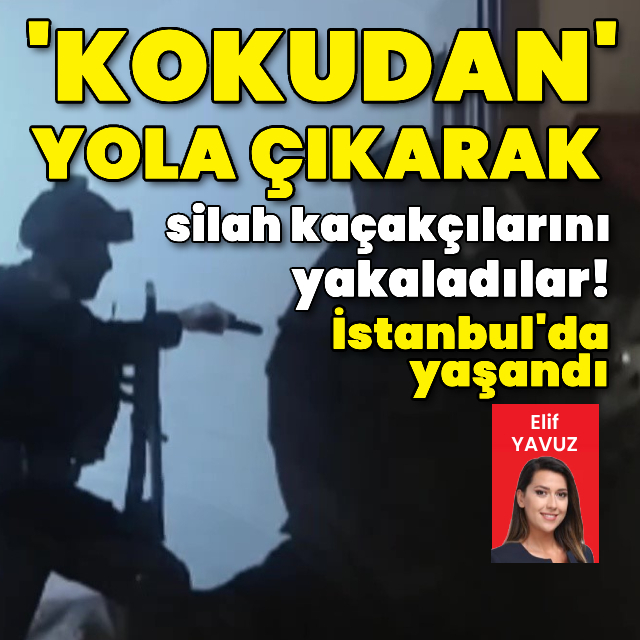 Kokudan yola çıkarak silah kaçakçılarını yakaladılar!