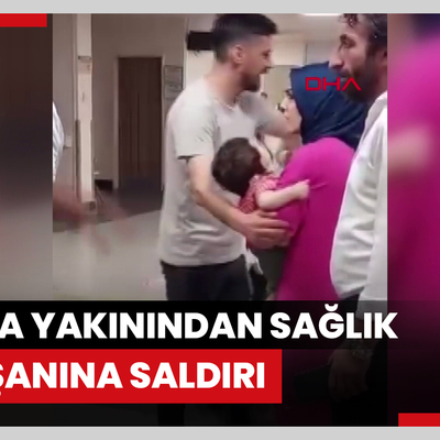 Gaziosmanpaşa'da hasta yakınından sağlık çalışanına saldırı
