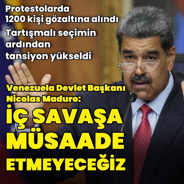 Venezuela'da tansiyon yükseldi