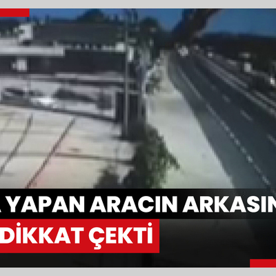 Kontrolsüz şerit değiştirip kaza yaptı, aracın arkasındaki yazı dikkat çekti: “Hiç affetmem sollarım”
